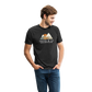 Coffee & the Mountains - Tri-Blend T-Shirt - heather black