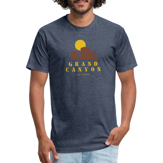 Grand Canyon - Premium Graphic Tee - heather navy