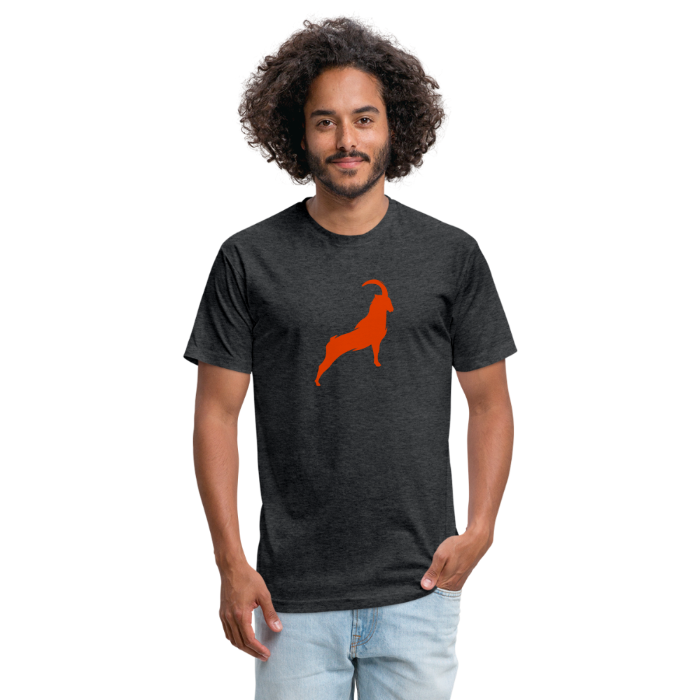 Goat Icon - Premium Graphic Tee - heather black