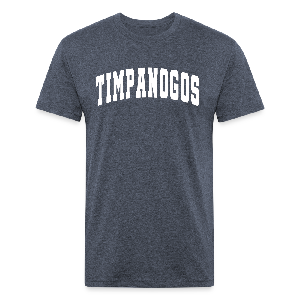 Timpanogos (retro college) - Premium Graphic Tee - heather navy