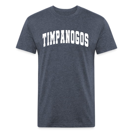 Timpanogos (retro college) - Premium Graphic Tee - heather navy