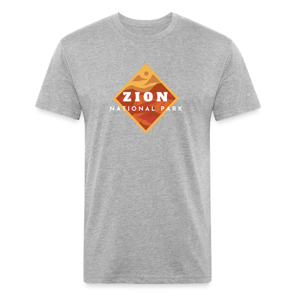 Zion National Park - Premium Graphic Tee - heather gray