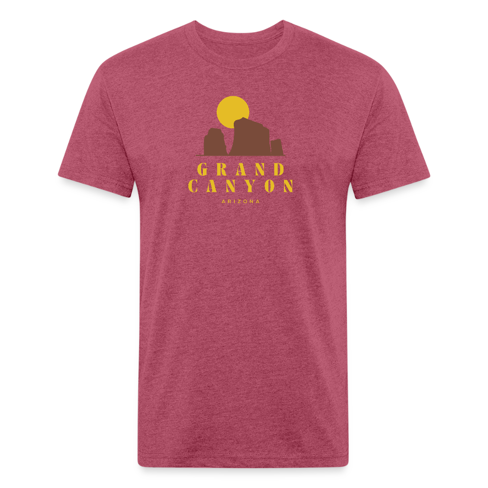 Grand Canyon - Premium Graphic Tee - heather burgundy