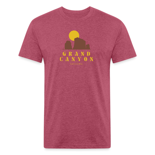 Grand Canyon - Premium Graphic Tee - heather burgundy