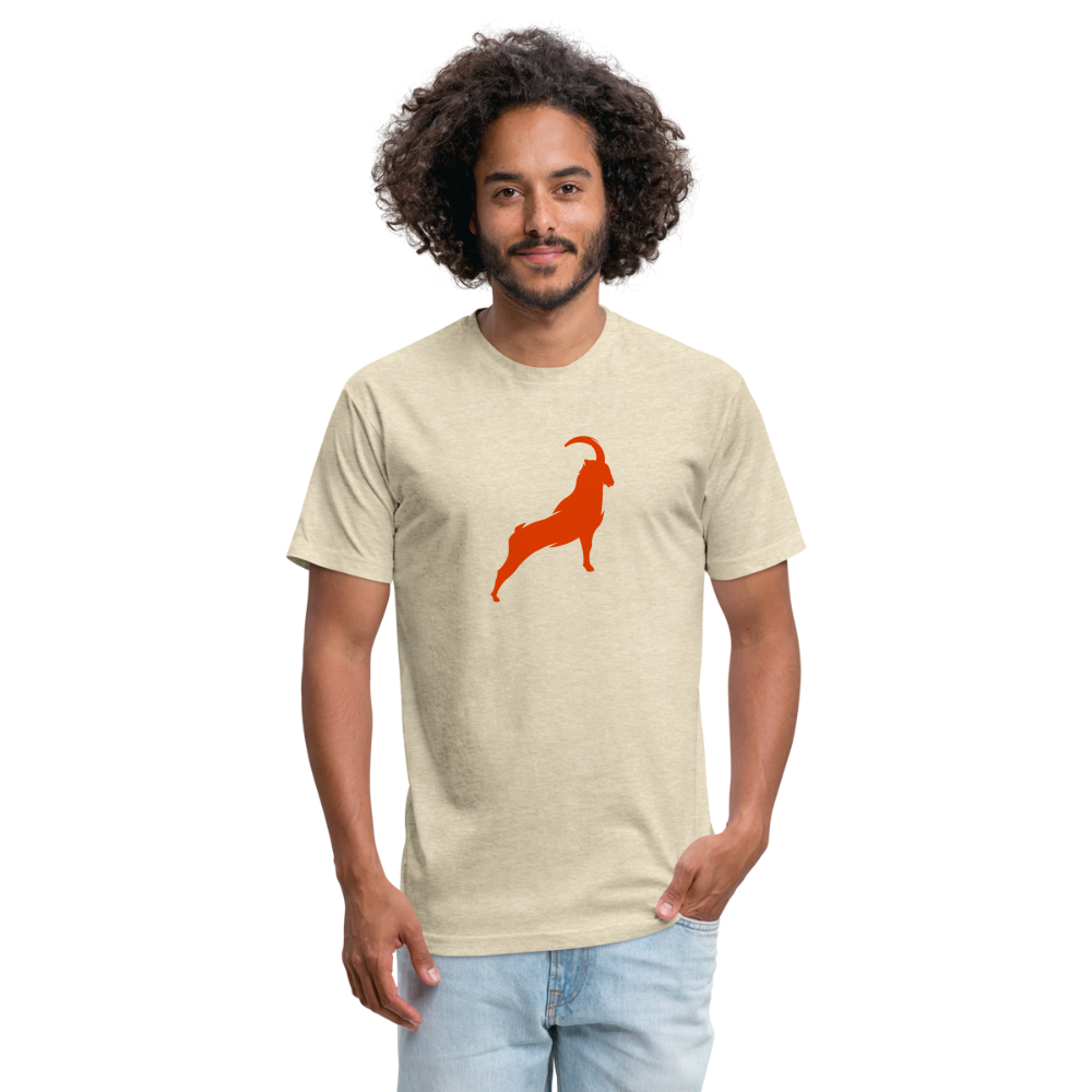 Goat Icon - Premium Graphic Tee - heather cream