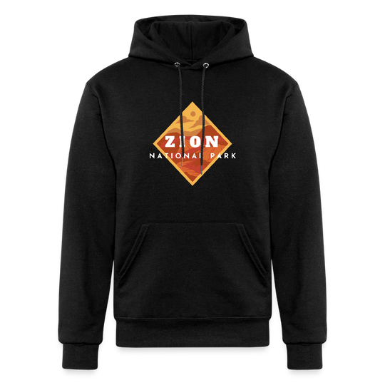 Zion - Champion Powerblend Hoodie - black