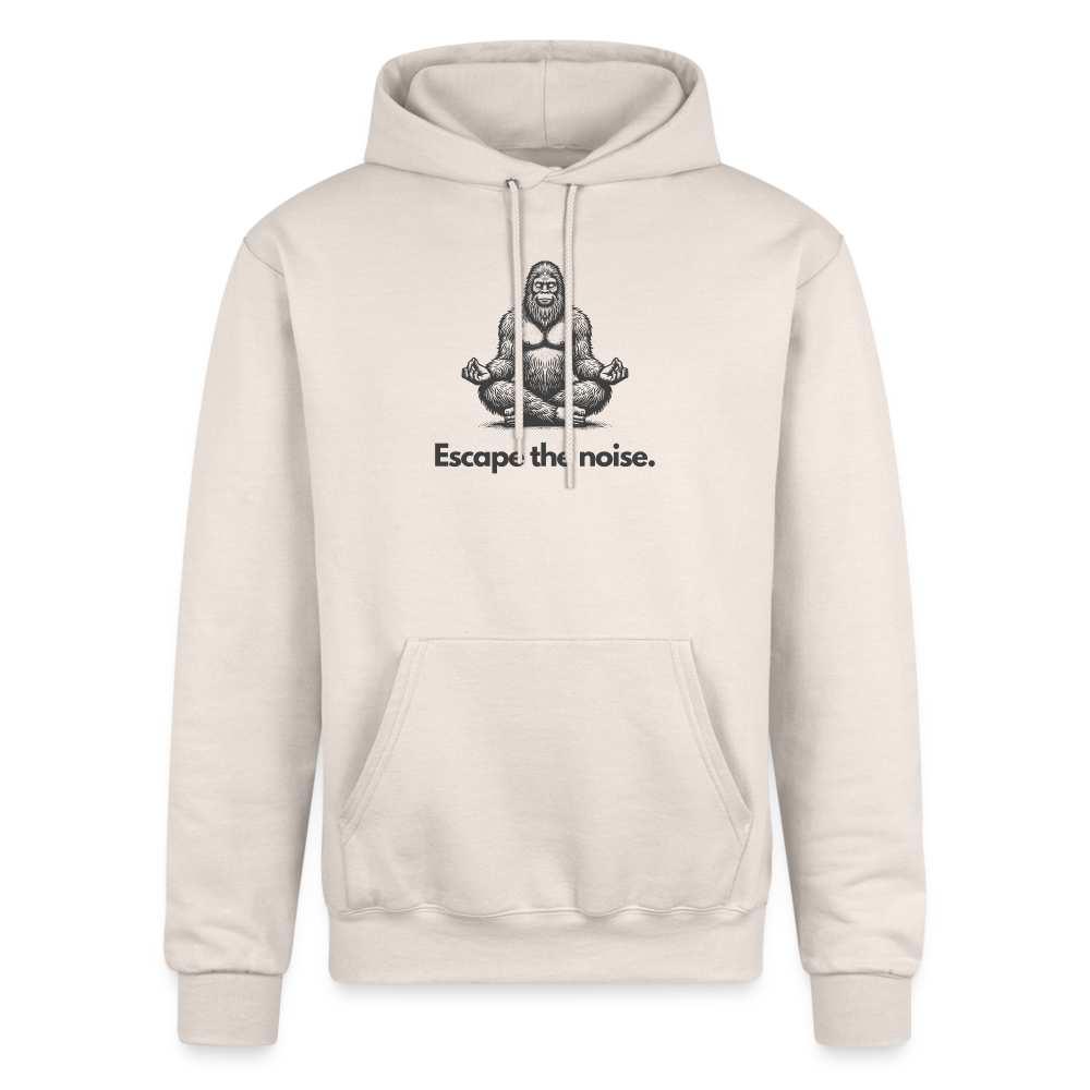 Escape the Noise (Bigfoot) - Champion Powerblend Hoodie - Sand