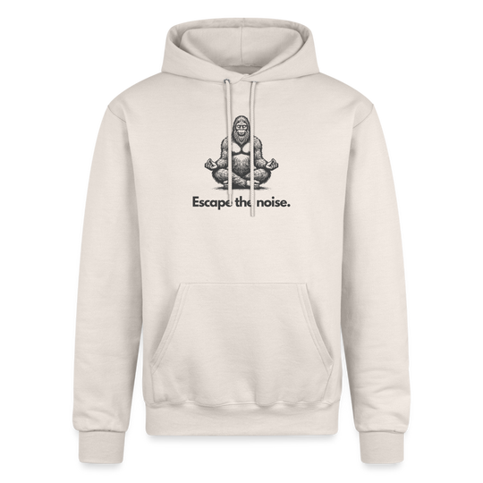 Escape the Noise (Bigfoot) - Champion Powerblend Hoodie - Sand