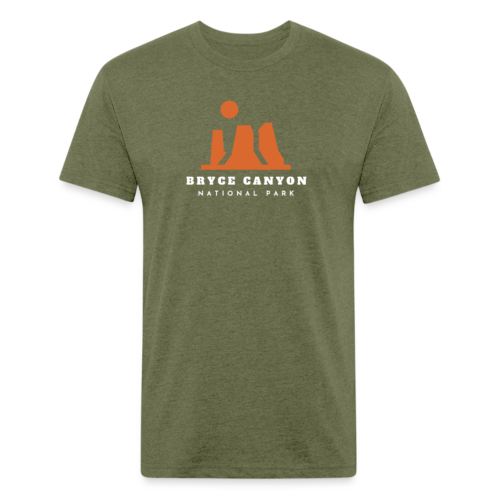 Bryce Canyon - Premium Graphic Tee - heather military green