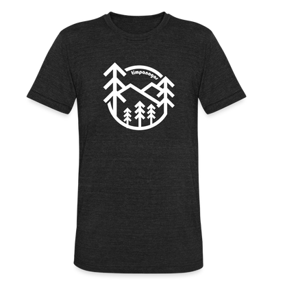 Retro Forest - Tri-Blend T-Shirt - heather black