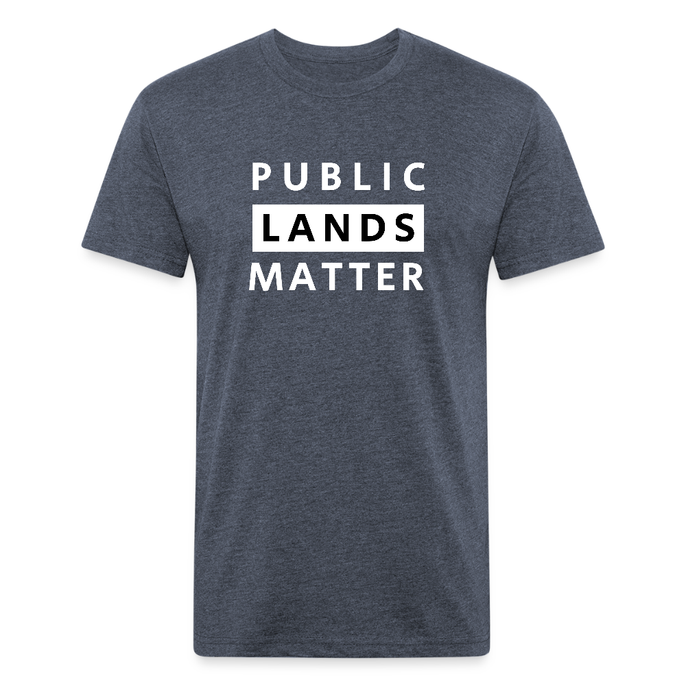 Public Lands Matter - Premium Graphic Tee - heather navy