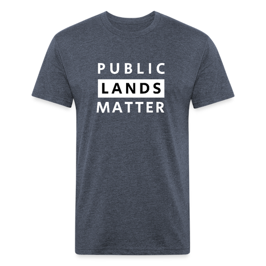 Public Lands Matter - Premium Graphic Tee - heather navy