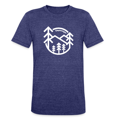 Retro Forest - Tri-Blend T-Shirt - heather indigo