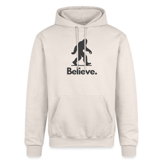 Believe (Bigfoot) - Champion Powerblend Hoodie - Sand