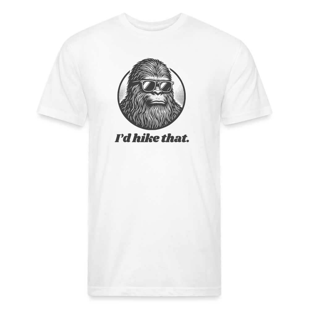 I'd Hike That (Bigfoot) - Premium Graphic Tee - white