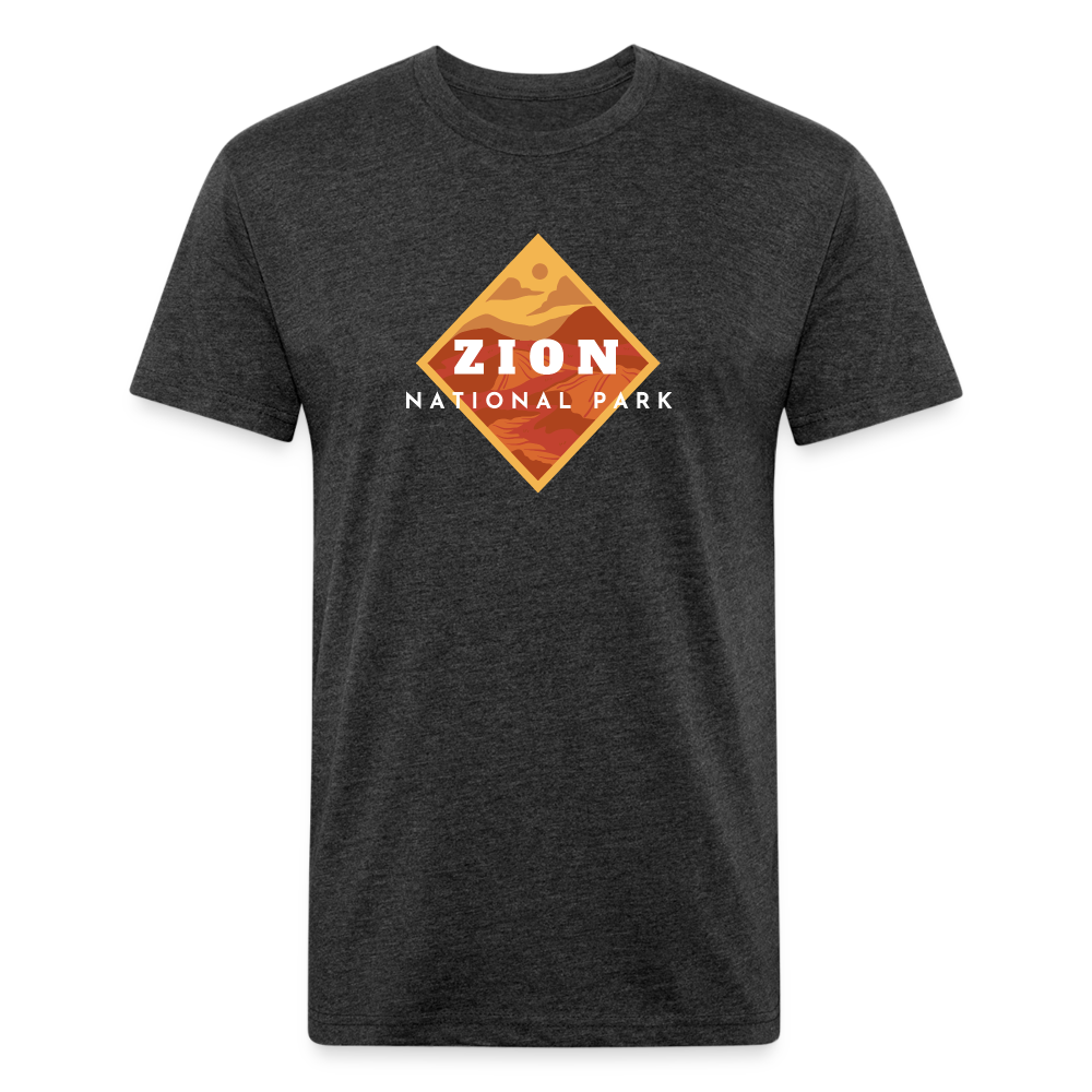 Zion National Park - Premium Graphic Tee - heather black