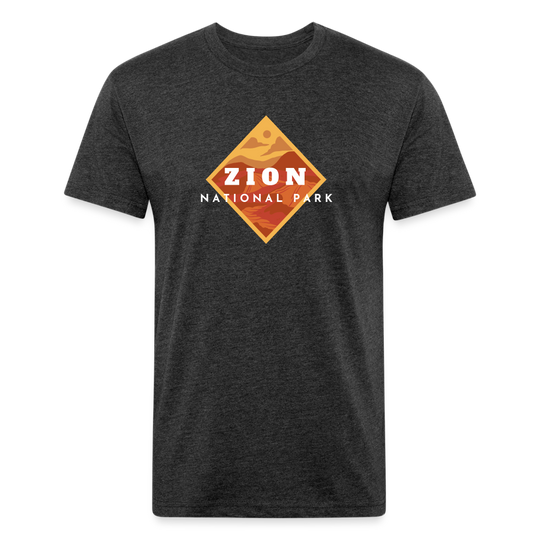 Zion National Park - Premium Graphic Tee - heather black