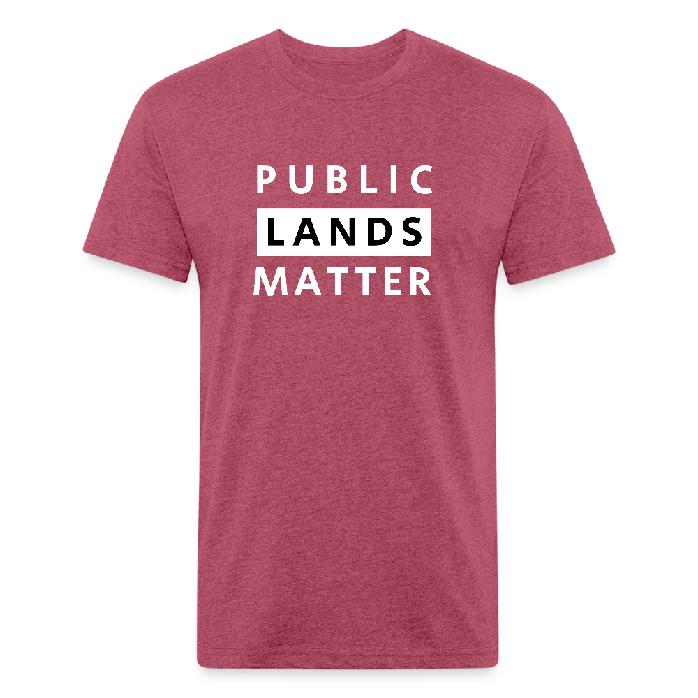 Public Lands Matter - Premium Graphic Tee - heather burgundy