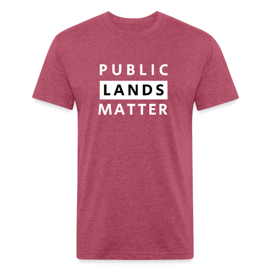 Public Lands Matter - Premium Graphic Tee - heather burgundy