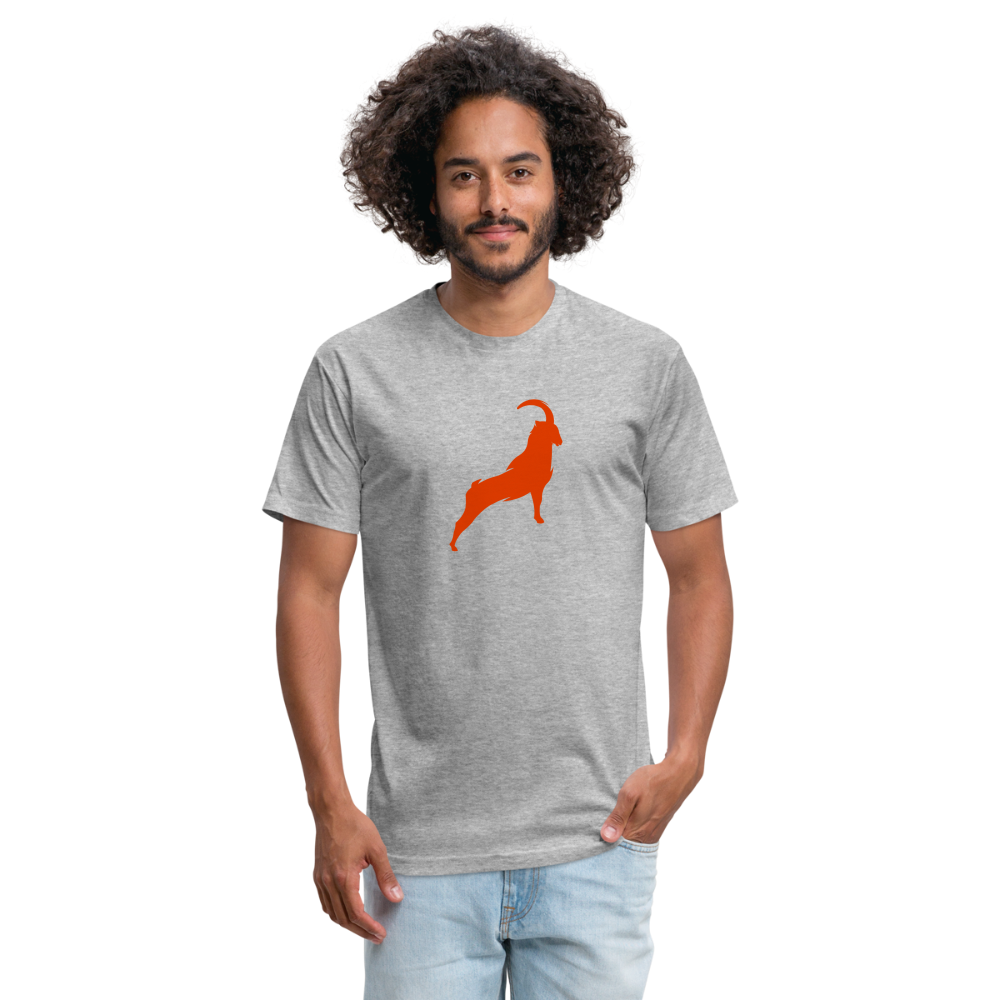 Goat Icon - Premium Graphic Tee - heather gray