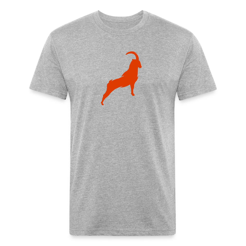 Goat Icon - Premium Graphic Tee - heather gray