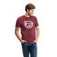 Retro Forest - Tri-Blend T-Shirt - heather cranberry