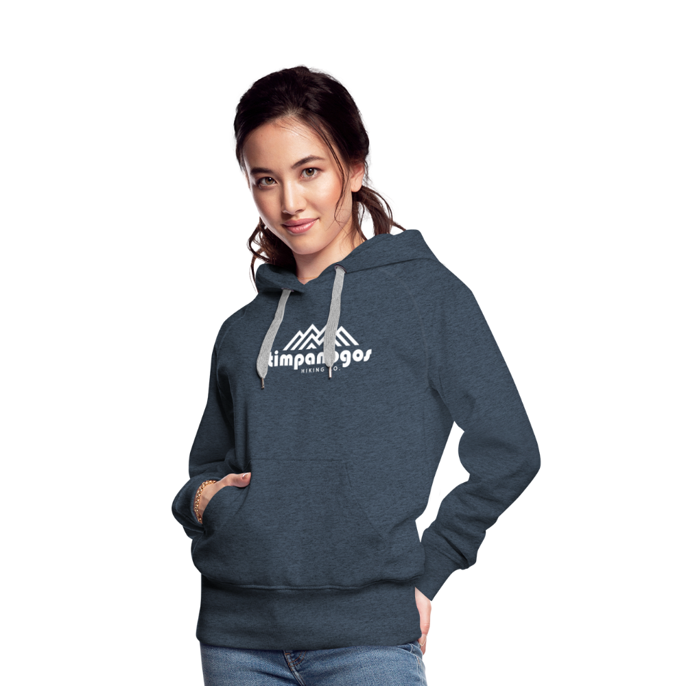 Timpanogos Hiking Co. (official) - Women’s Fitted Hoodie - heather denim