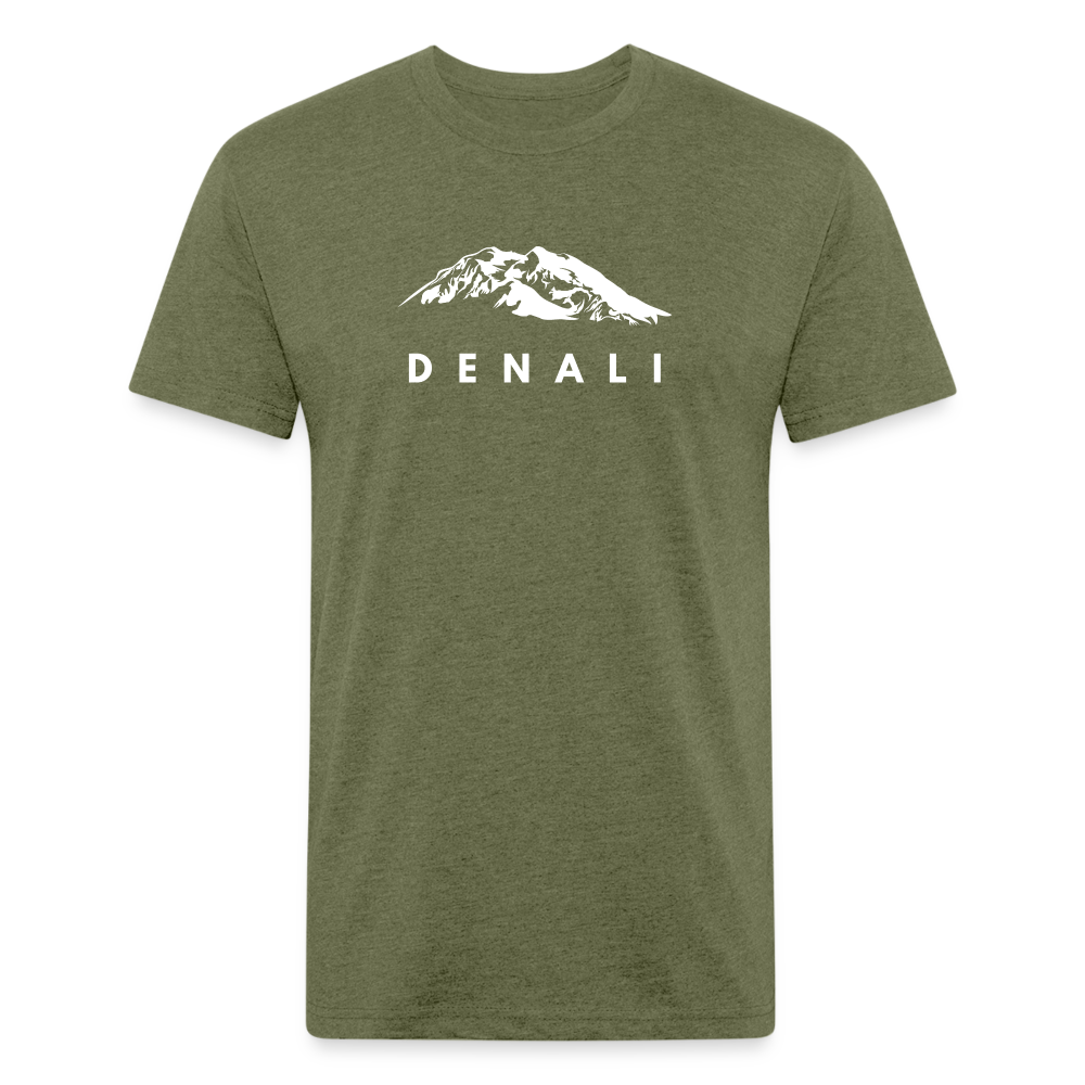 Denali - Premium Graphic Tee - heather military green