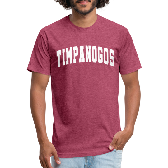 Timpanogos (retro college) - Premium Graphic Tee - heather burgundy