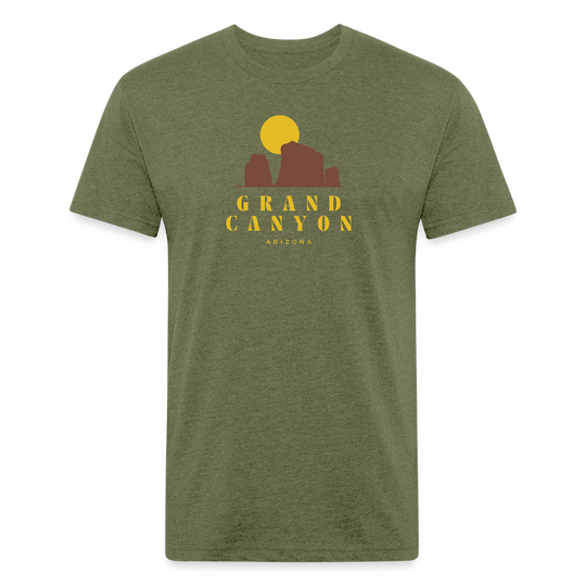 Grand Canyon - Premium Graphic Tee - heather military green