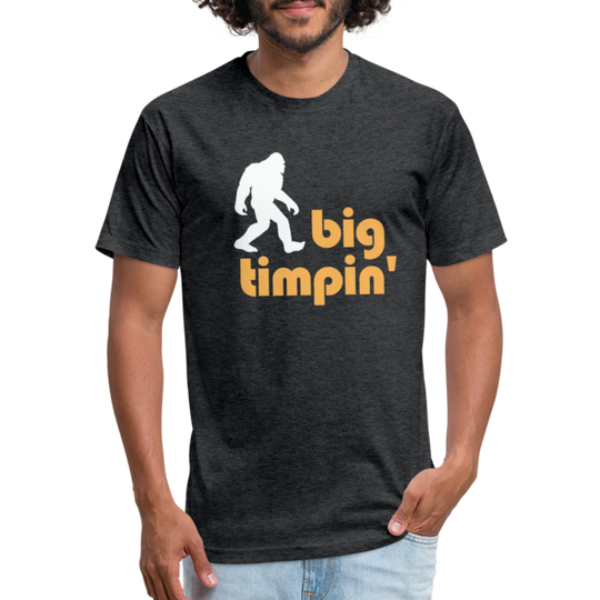 Big Timpin' - Premium Graphic Tee - heather black