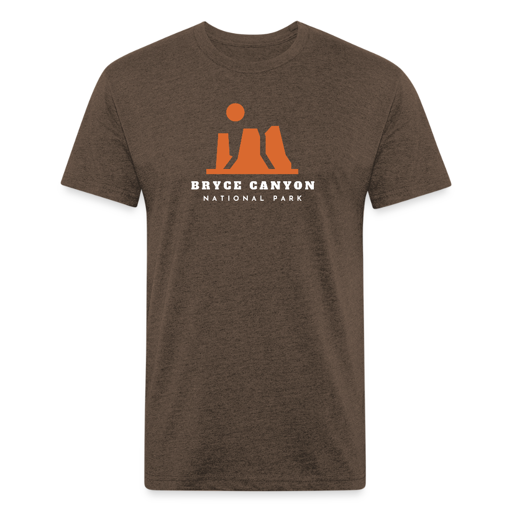 Bryce Canyon - Premium Graphic Tee - heather espresso