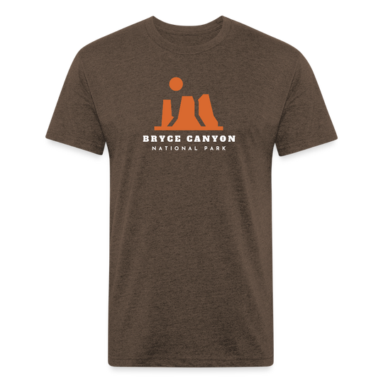 Bryce Canyon - Premium Graphic Tee - heather espresso