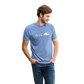 Mountain Pulse - Tri-Blend T-Shirt - heather blue