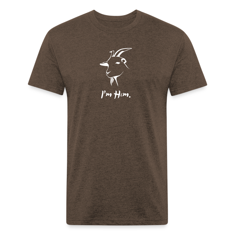 I'm Him - Premium Graphic Tee - heather espresso