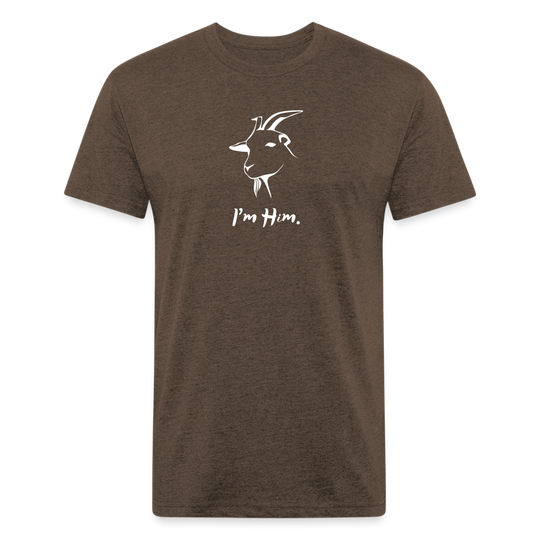 I'm Him - Premium Graphic Tee - heather espresso