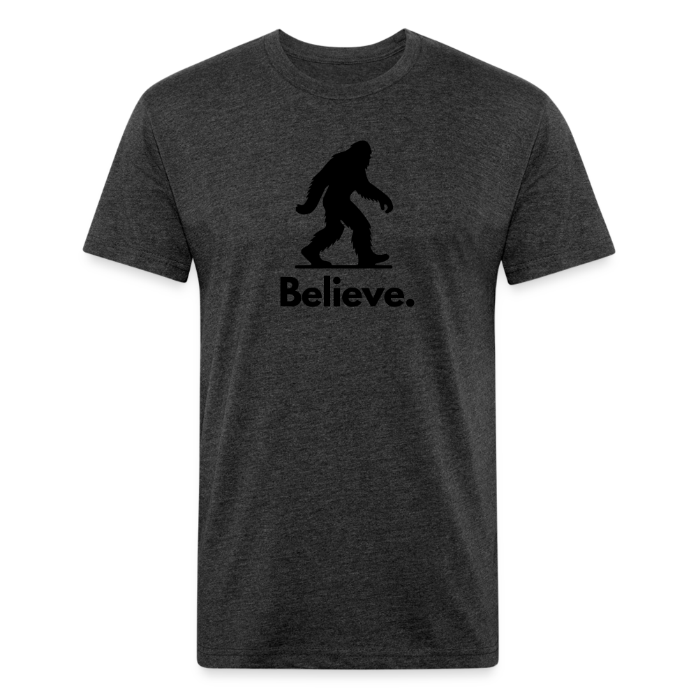 Believe (Bigfoot) - Premium Graphic Tee - heather black