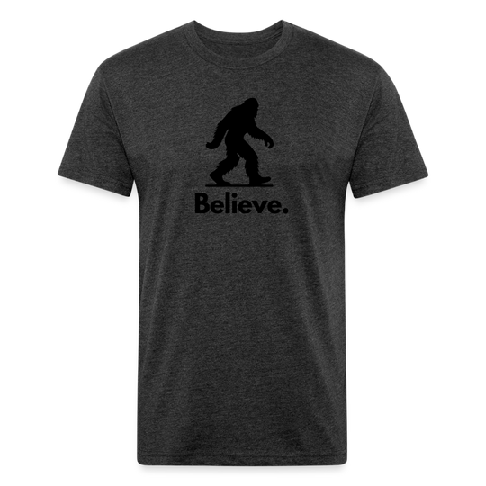 Believe (Bigfoot) - Premium Graphic Tee - heather black