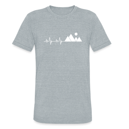 Mountain Pulse - Tri-Blend T-Shirt - heather grey