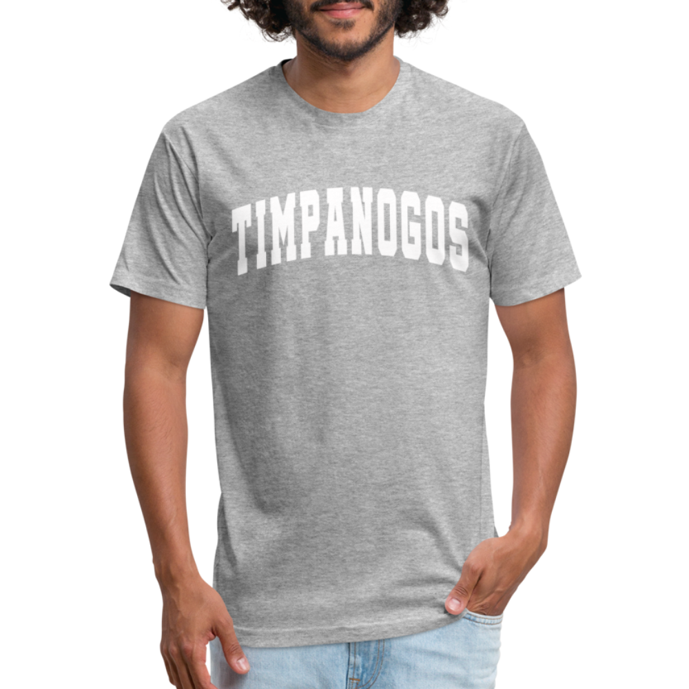 Timpanogos (retro college) - Premium Graphic Tee - heather gray