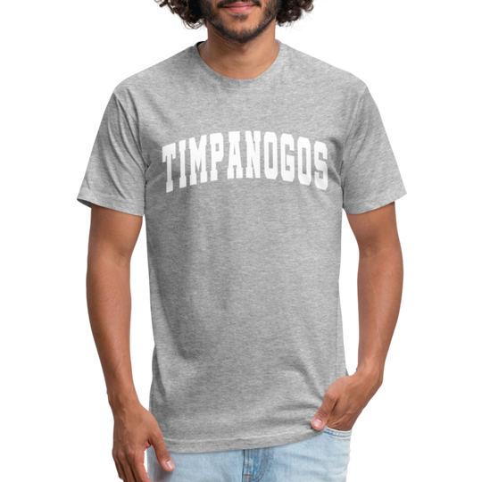 Timpanogos (retro college) - Premium Graphic Tee - heather gray