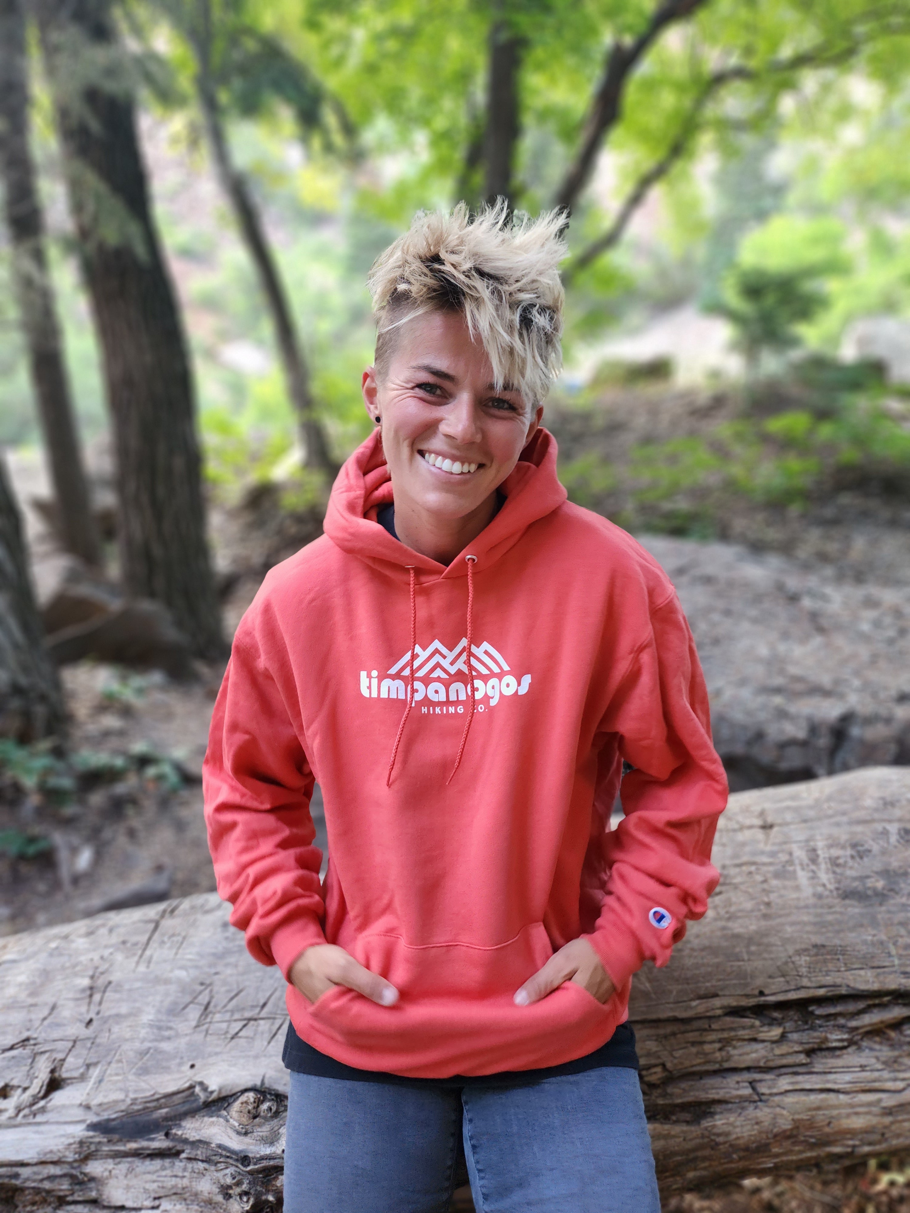 Champion shop hoodie coral