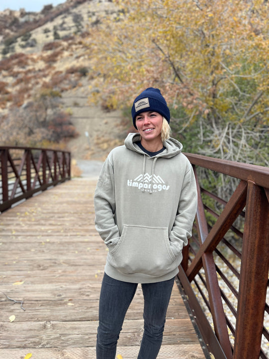 Timpanogos Hiking Co. (official) - Vintage Mountain Blend Hoodie (Carpenter Espresso)