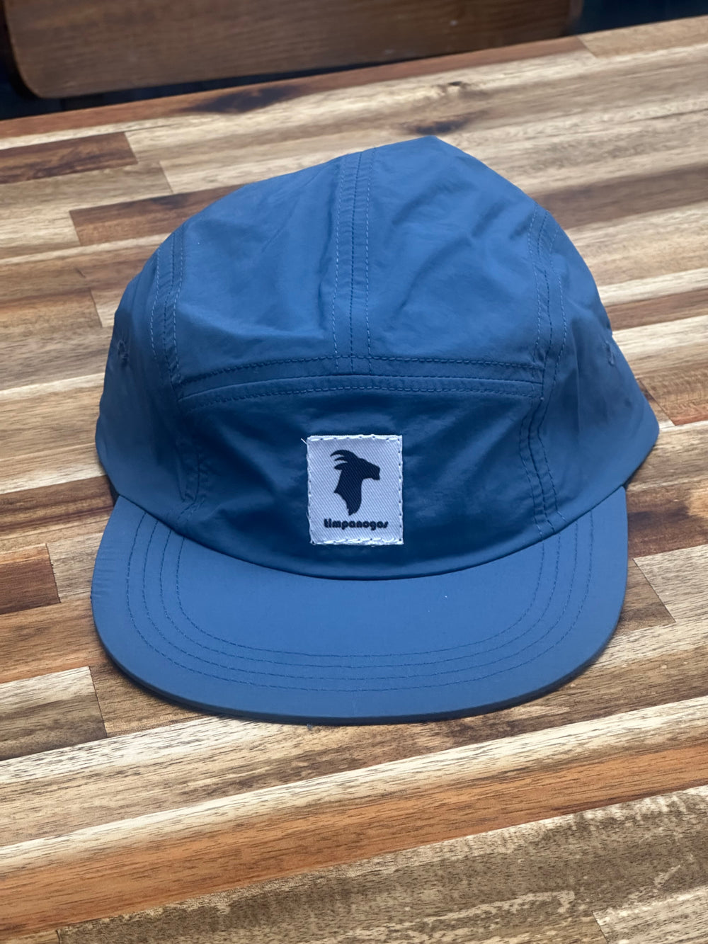 GOAT (Timpanogos) -  5-panel Nylon Camp Hat (Teal)