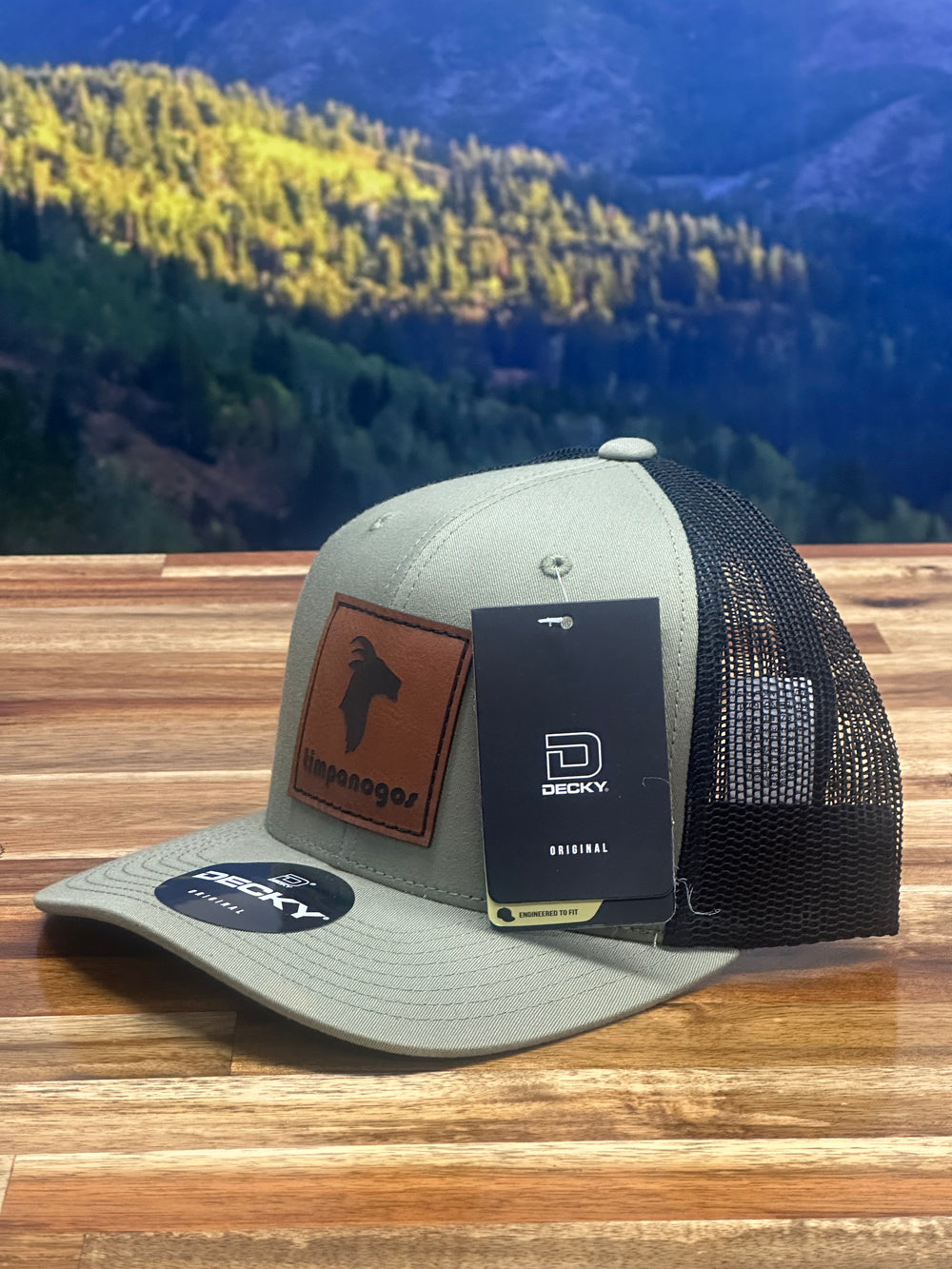 GOAT (Timpanogos) Decky Hat - Military Green/Black