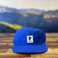 GOAT (Timpanogos) -  5-panel Water-Repellant Nylon Camp Hat (Royal)