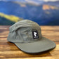 GOAT (Timpanogos) -  5-panel Water-Repellant Nylon Camp Hat (Military Green)