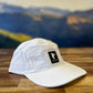 GOAT (Timpanogos) -  5-panel Water-Repellant Nylon Camp Hat (White)