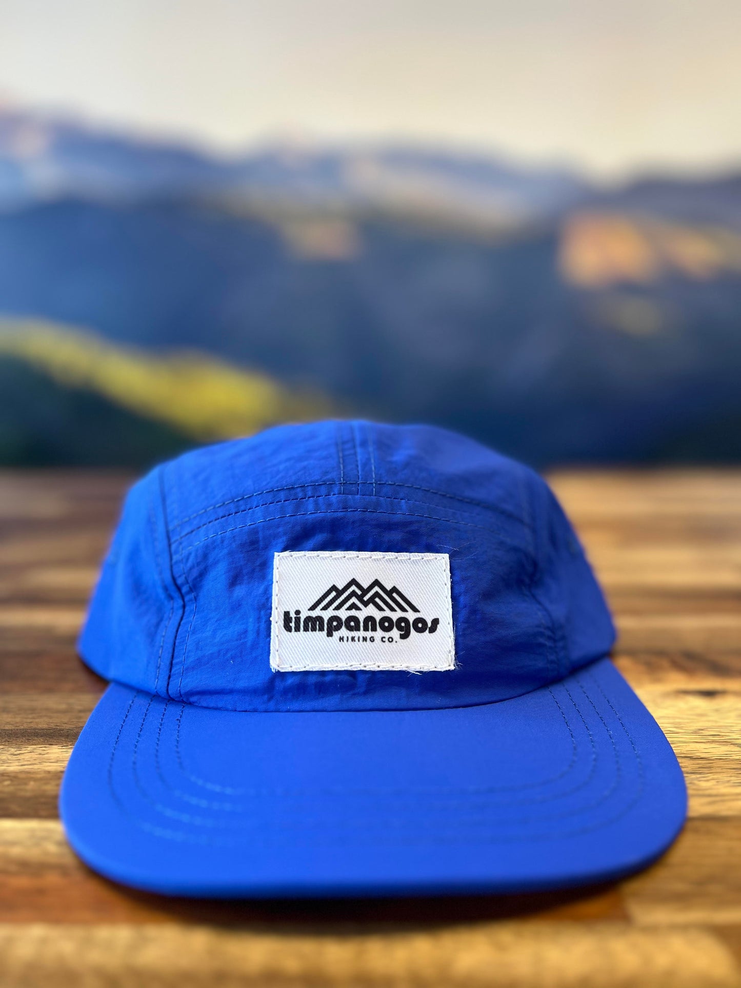 Timpanogos Hiking Co. -  5-panel Water-Repellant Nylon Camp Hat (Royal)