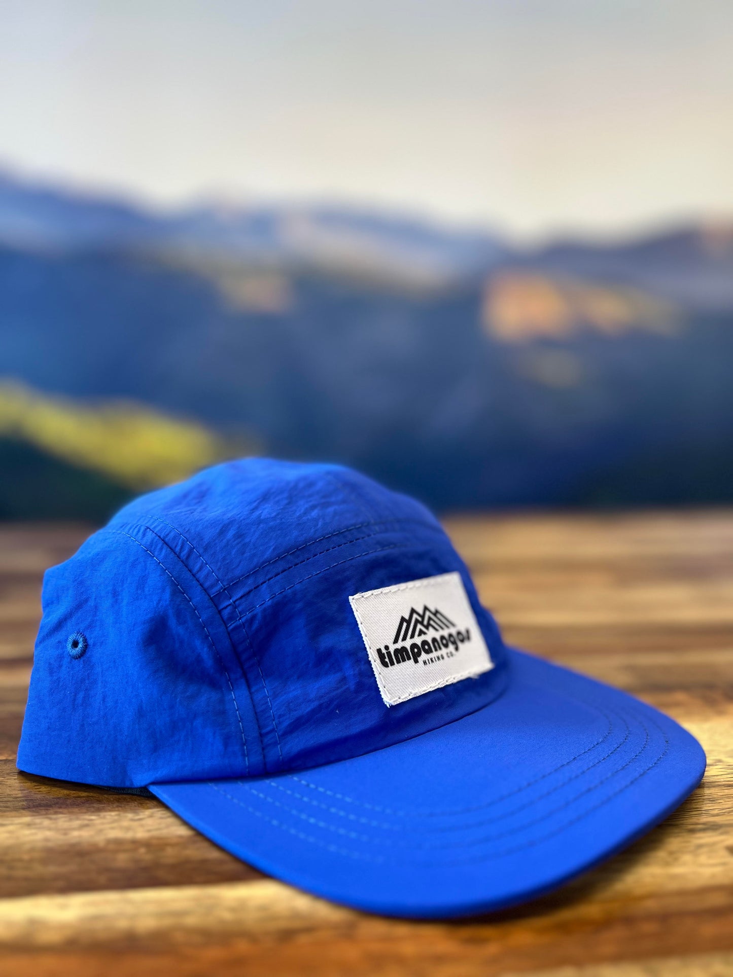 Timpanogos Hiking Co. -  5-panel Water-Repellant Nylon Camp Hat (Royal)